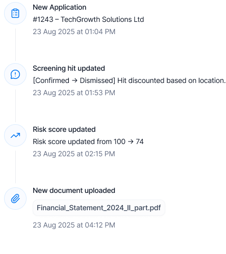 Real-time events with webhooks